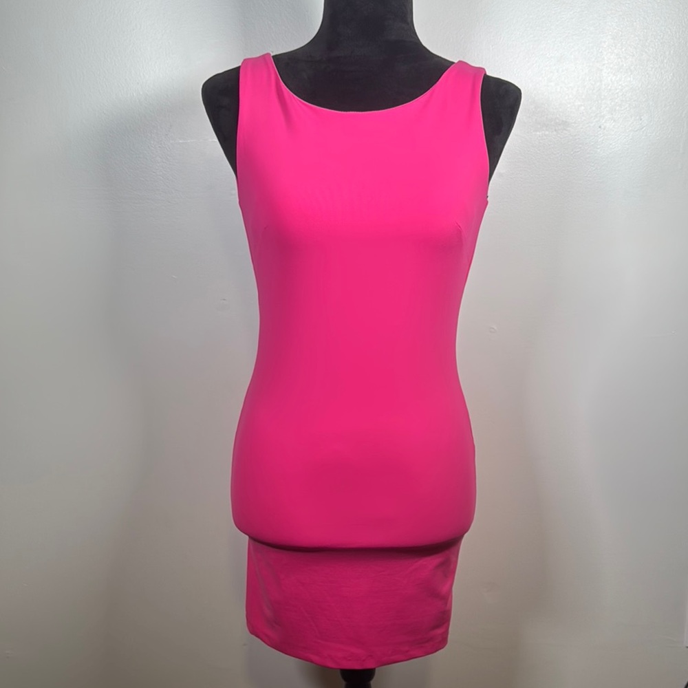 Bebe Fuchsia Sleeveless Top